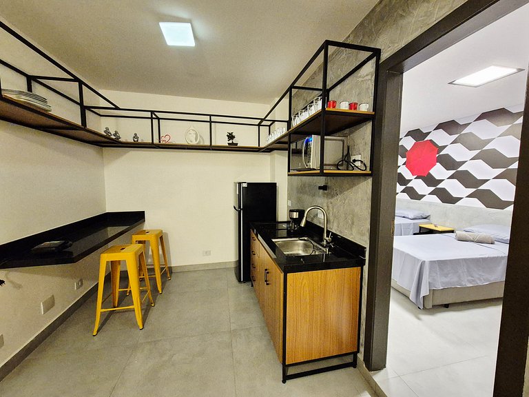 Ceci - 1 dormitório amplo + cozinha + sala